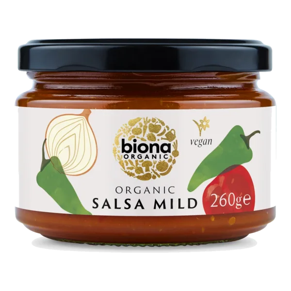 Biona Organic Salsa Sauce Mild Chilli 260 G