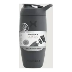 Promixx Stainless Steel Graphite Gray Premium Shaker Bottle 550 Ml
