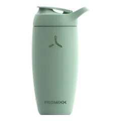 Promixx Stainless Steel Seagrass Green Premium Shaker Bottle 550 Ml