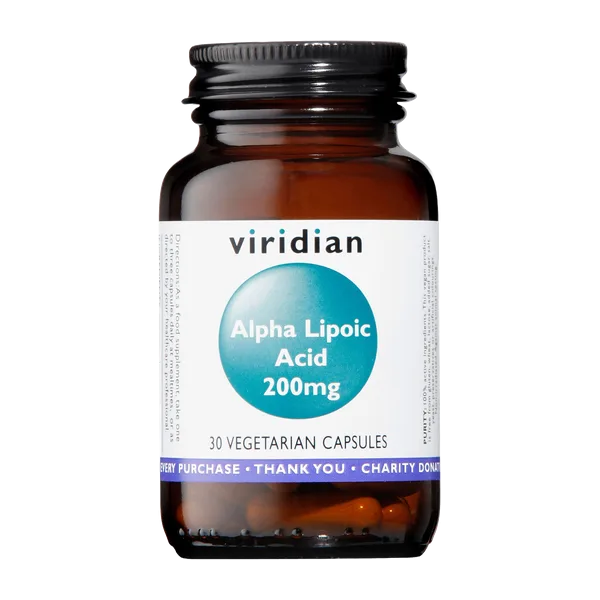 Viridian Alpha Lipoic Acid 200 Mg Veg Capsules 30'S