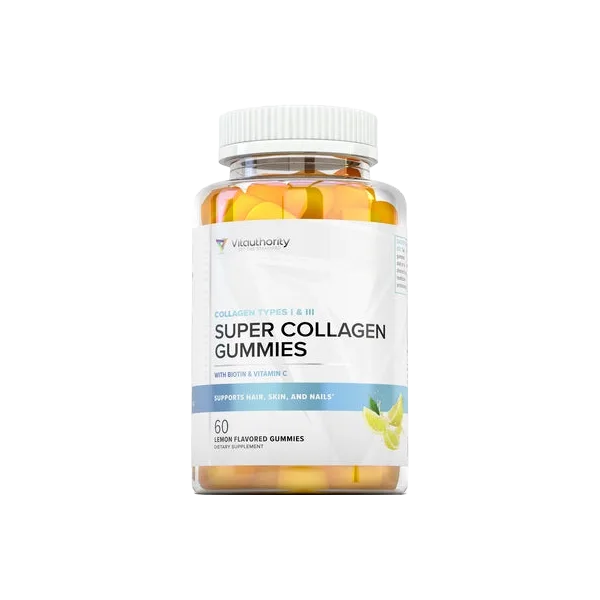 Vitauthority Super Collagen Lemon Flavour Gummies 60'S