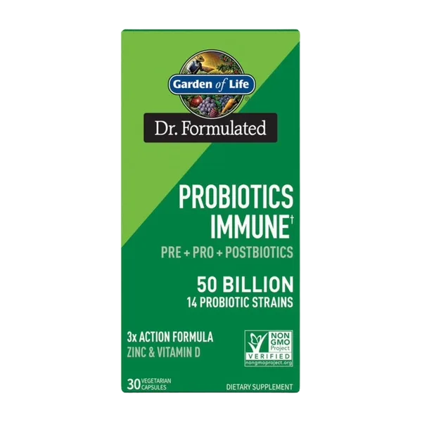 Garden Of Life Dr. Formulated Probiotics Immune Pre+Pro+Postbiotics 50bln 30 Capsules