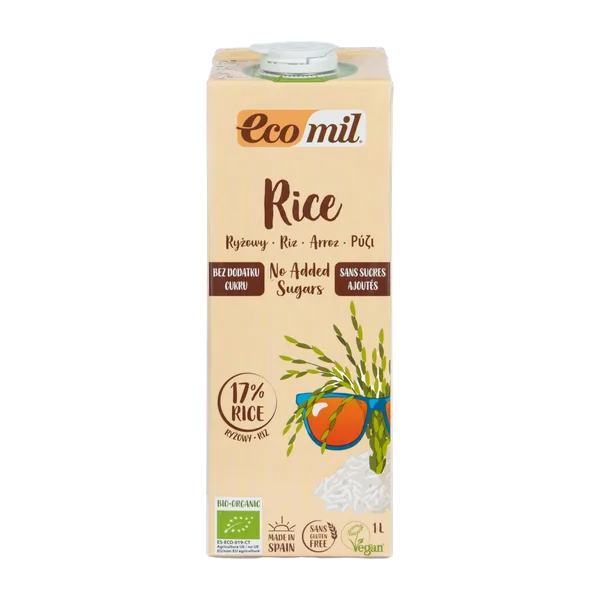 Ecomil Rice Drink No Added Sugar 1l