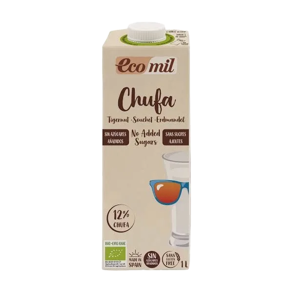 Ecomil Tiger Nut Drink (Chufa) No Added Sugar 1l