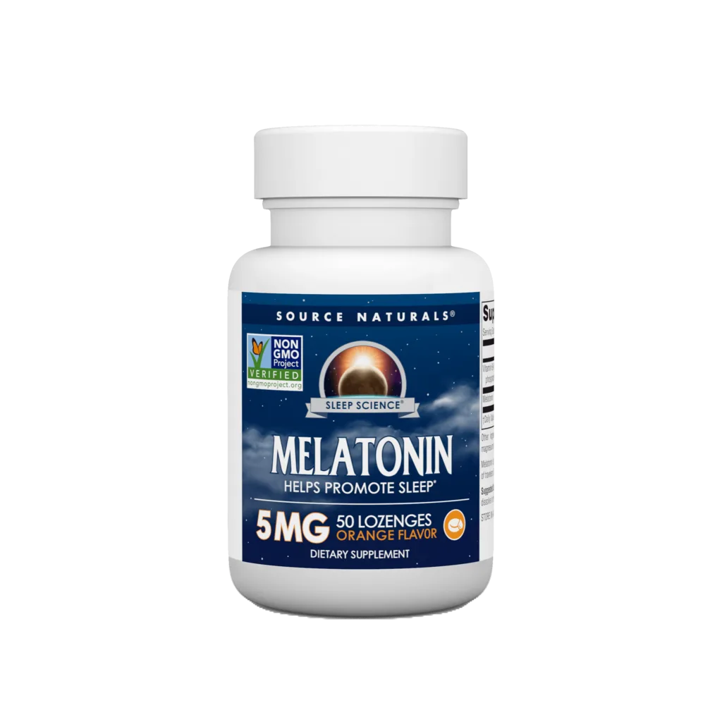 Source Naturals Sleep Science Melatonin Orange 5 Mg 50lozenges