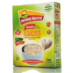 Morning Harvest Jumbo Oats 1kg (Box)