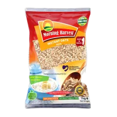 Morning Harvest Instant White Oats 1kg (Vpbag)