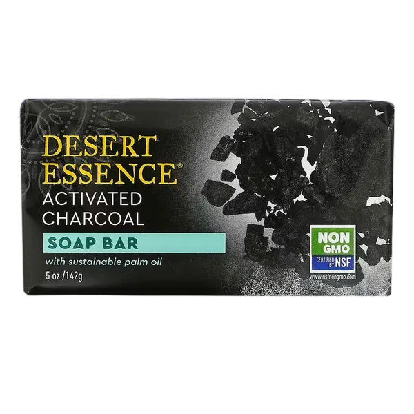 Desert Essence Activated Charcoal Soap Bar 142g
