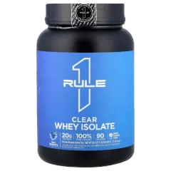 Rule 1 Gf Clear Whey Prot. Isolate Blue R/Berry Pwdr 27svs/689g #Ru0363