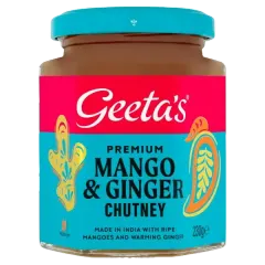 Geeta's Premium Mango & Ginger Chutney 230g #436665