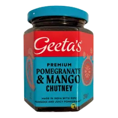 Geeta's Premium Pomegranate & Mango Chutney 230g #436680