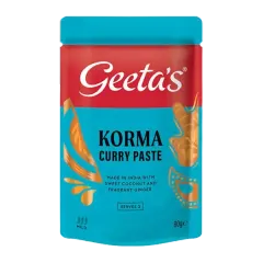 Geeta's Korma Curry Paste 80g #436671