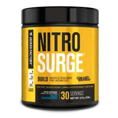 Jacked Factory Nitro Surge Build Pre-Workout Blue R/Pberry 30svs/267g #Jf-231