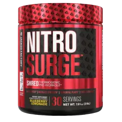 Jacked Factory Nitro Surge Shred Pre-Workout B/Berry Lemonade 30svs/216g #Jf-164