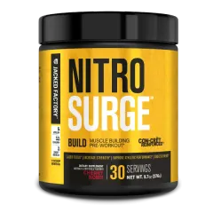 Jacked Factory Nitro Surge Build Pre-Workout Cherry Bomb 30svs/276g #Jf-326