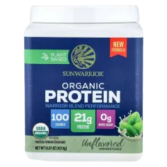 Sunwarrior Blend Org Unflavored Prot. Pwdr 427.4g #164025011