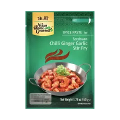 Ahg Gf Szechuan Chilli Ginger Garlic S/Fry S/Paste 50g #428619