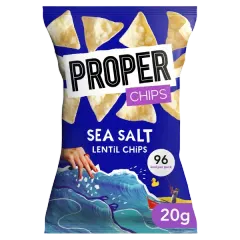 Proper Gf Sea Salt Lentil Chips 20g #Ep-Pro-C-004