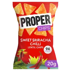 Proper Gf Sweet Sriracha Chilli Lentil Chips 20g #Ep-Pro-C-003