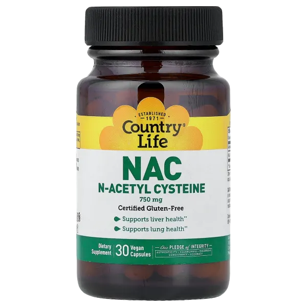 Country Life N-Acetyl Cysteine(Nac) 750mg 30'S