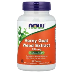 Now Horny Goat Weed Extract 750mg 90tabs