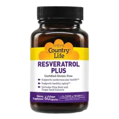 Country Life Resveratrol Plus 60s