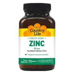 Country Life Zinc 50mg 90's