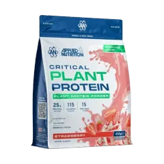 Applied Nutrition Critical Plant Protein Strawberry (15svs) 450g #Cpbag450s