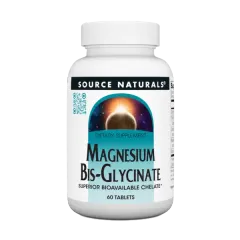 Source Naturals Magnesium Bis-Glycinate 60tabs