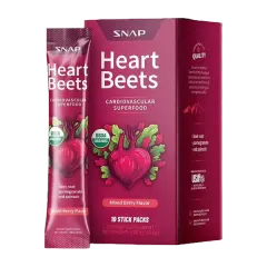Snap Heart Beets Mixed Berry Pwdr (10 Sticks) 80.8g #Sshbsmb10