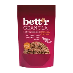 Bett'r Gf Org Berries & Coconut Granola  300g #So105